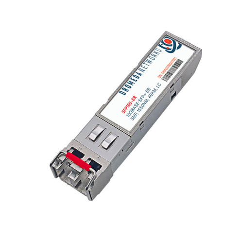SFP+ 10GBase ER Duplex LC, Single-mode Fiber (SMF) 1550 nm, 40 Km (24.9 miles), DOM, Industrial Temperature, Choose From Over 50 OEM Compatible Options