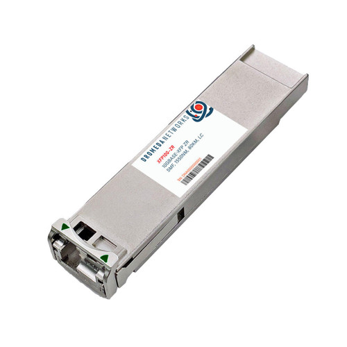 XFP 10GBase ZR Duplex LC, Single-mode Fiber (SMF) 1550 nm, 80 Km (49.7 miles), DOM, Industrial Temperature, Choose From Over 50 OEM Compatible Options