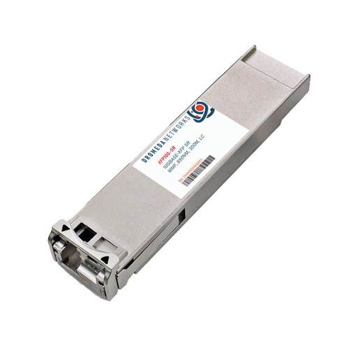 XFP 10GBase SR Duplex LC, Multi-mode Fiber (MMF) 850 nm, 300 meters (984 feet), DOM, Industrial Temperature, Choose From Over 50 OEM Compatible Options