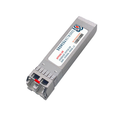 SFP28 25GBase ER Ethernet/CPRI Duplex LC, Single-mode Fiber (SMF) 1550 nm, 40 Km (24.9 miles), DOM, Commercial Temperature, Choose From Over 50 OEM Compatible Options