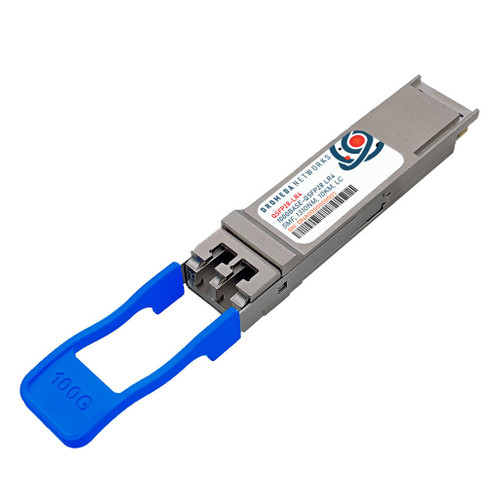 QSFP28 100GBase LR4 Duplex LC, Single-mode Fiber (SMF) 1310 nm, 10 Km (6.2 miles), DOM, Commercial Temperature, Choose From Over 50 OEM Compatible Options