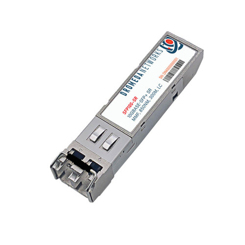SFP+ 10GBase SR Duplex LC, Multi-mode Fiber (MMF) 850 nm, 300 meters (984 feet), DOM, Industrial Temperature, Choose From Over 50 OEM Compatible Options