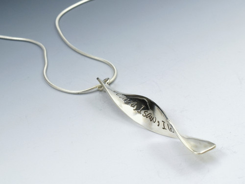 Sterling Pendant "Veni, Vidi, Amavi'