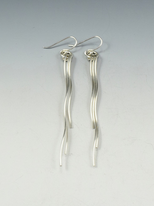 Sterling Silver Spiral Earrings