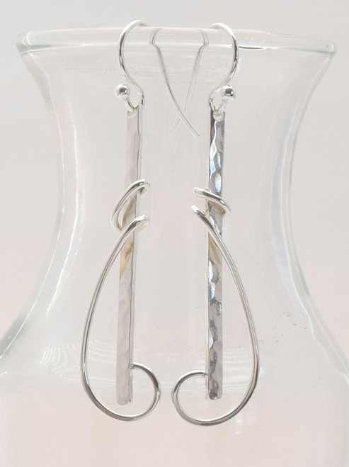 'Ripples' Sterling Silver Wrap Earrings