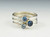 Ocean Blues Stacking Rings