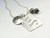 'I am the Journey' Hand-stamped Pendant