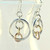 Sterling Silver/14k Yellow & Rose Goldfill Drop Earrings