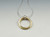 Sterling/14k Goldfill Double Ring Pendant - Small