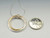 Sterling/14k Goldfill Double Ring Pendant - Large
