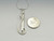 'Ripples' Sterling Silver/14k Goldfill Wrap Pendant with Gemstone