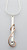 'Ripples' Sterling Silver/14k Rose Goldfill Wrap Pendant with Gemstone