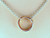 Tri-color Sterling/14k  Goldfill Triple Ring Pendant - Static