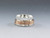 Sterling Silver/14k Rose Goldfill Spinner Ring size 8