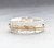 Sterling Silver/Yellow Gold Spinner Ring -Narrow