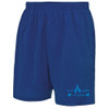 BLUE FLAMES ABC COOL SHORTS