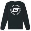 BE FIRST CREWNECK SLOGAN SWEATSHIRT