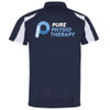 PURE PHYSIO THERAPY EMBROIDERED CONTRAST POLO SHIRT
