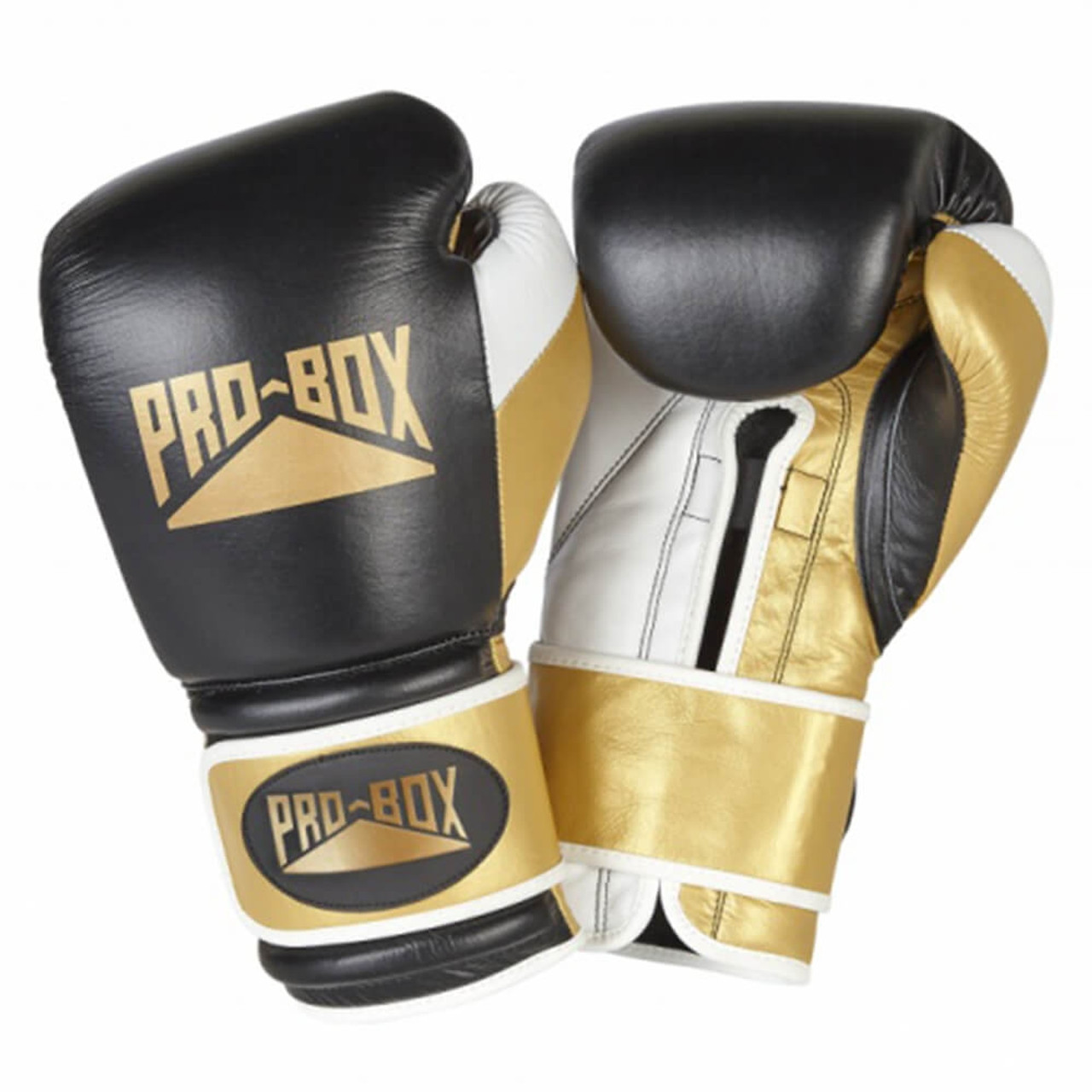 Pro Spar Leather Limited Edition Pro Box Boxing Gloves White Gold