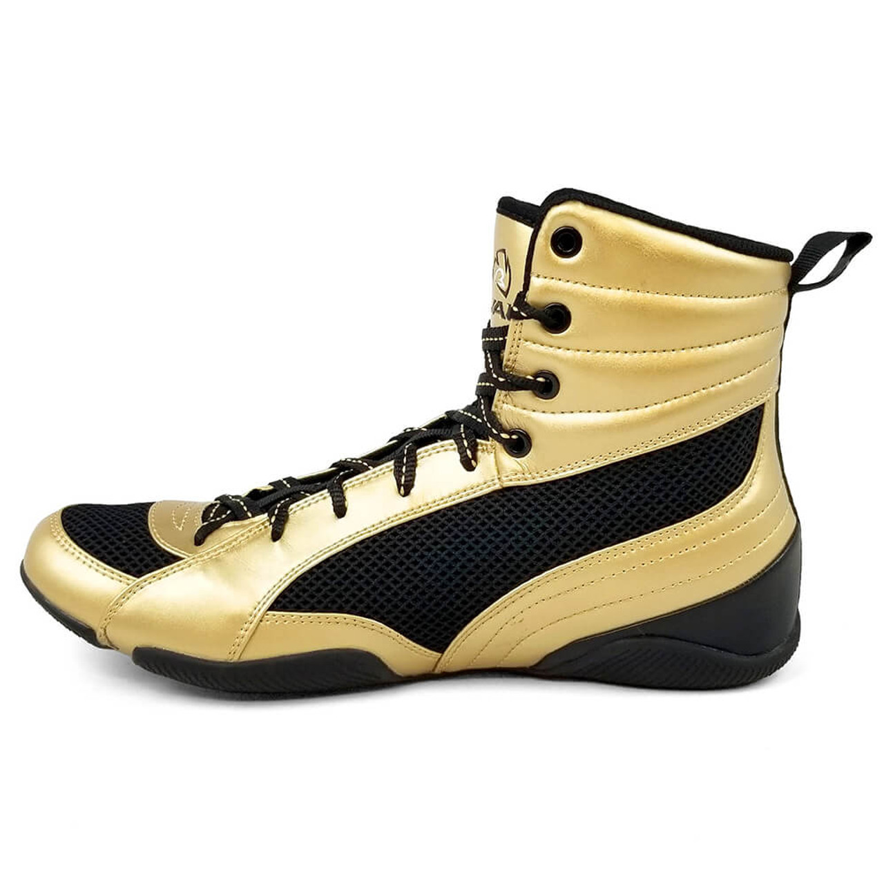 Reebok black and deals gold boxing boots