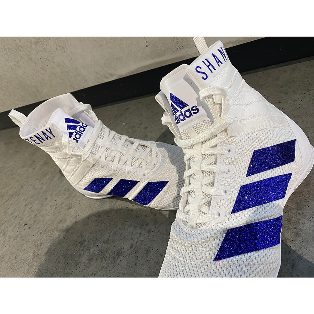 custom adidas boxing boots