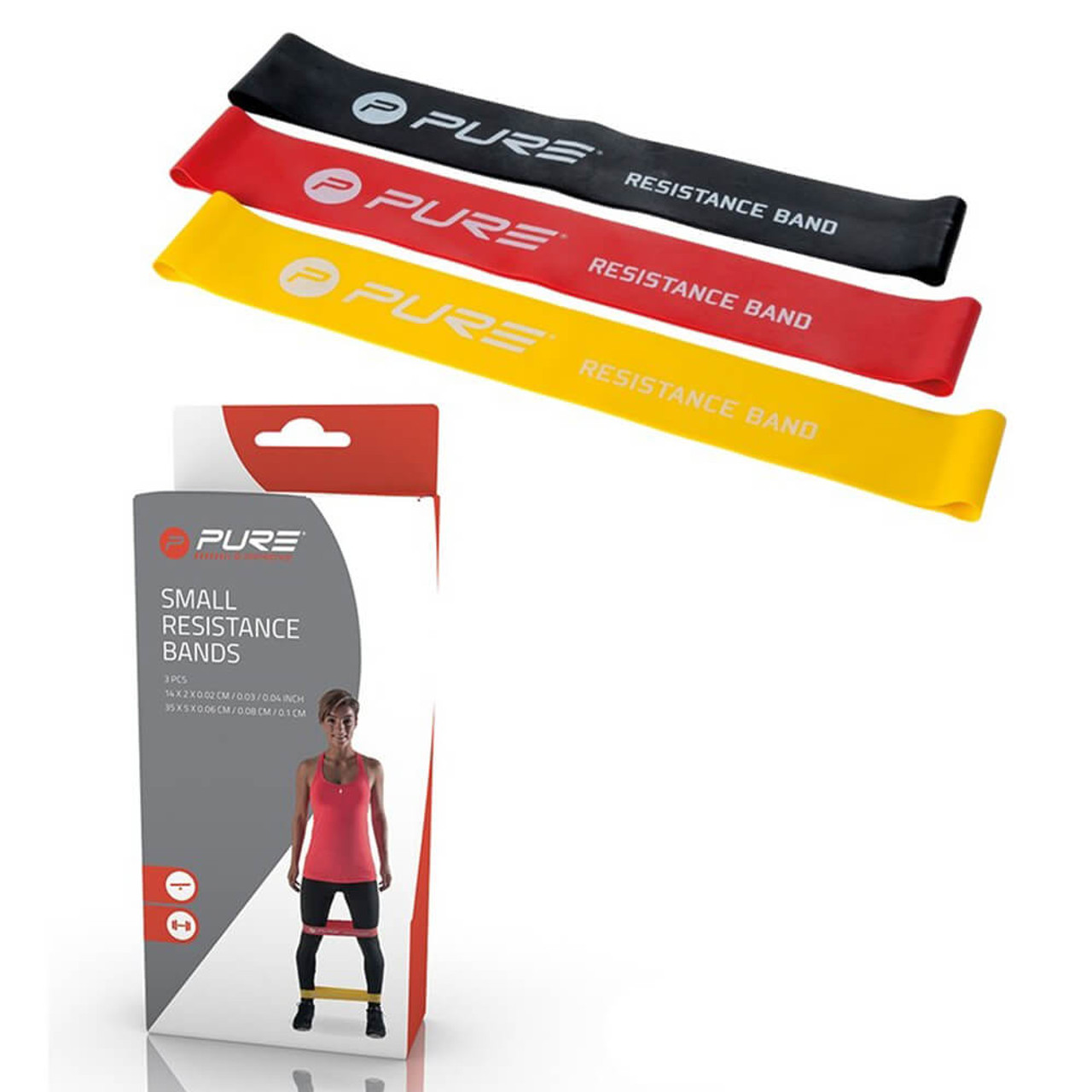 PURE2IMPROVE RESISTANCE BANDS SET OF 3