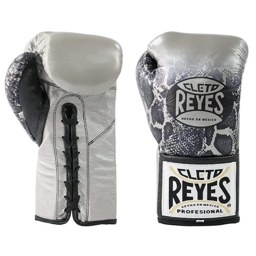 Cleto Reyes Snake Print Hook & Loop Contest Gloves | Boxfit UK