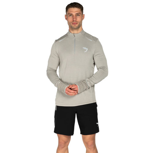 FLY TEMPO 1/4 ZIP WARM WEIGHT RUNNING TOP