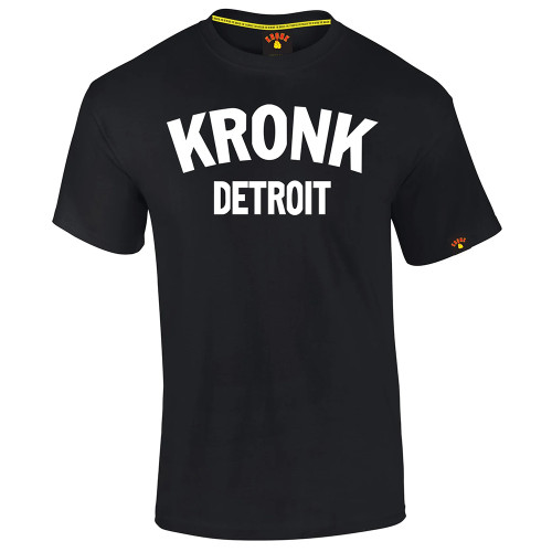 KRONK DETROIT BLACK T-SHIRT