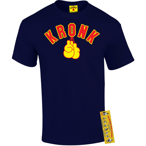 KRONK GLOVES TEE NAVY SHIRT