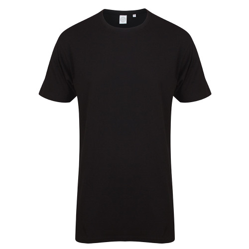 BOXFIT LONGLINE T-SHIRT WITH DIPPED HEM