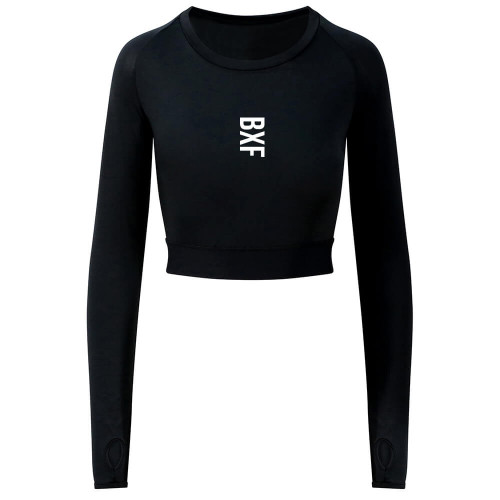 BXF GIRLIE LONG-SLEEVE CROP T