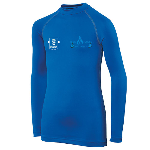 BLUE FLAMES ABC KIDS LS BASE LAYER