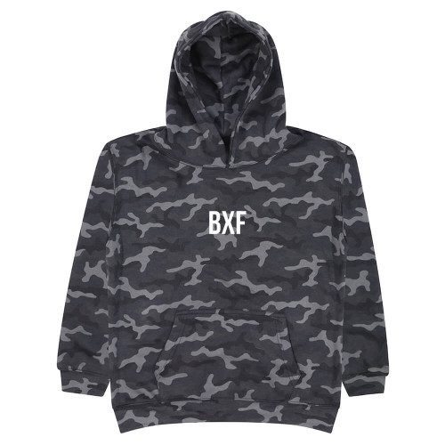 BXF KIDS CAMO HOODIE