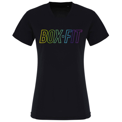 BOXFIT WOMENS MULTI COLOURED T-SHIRT