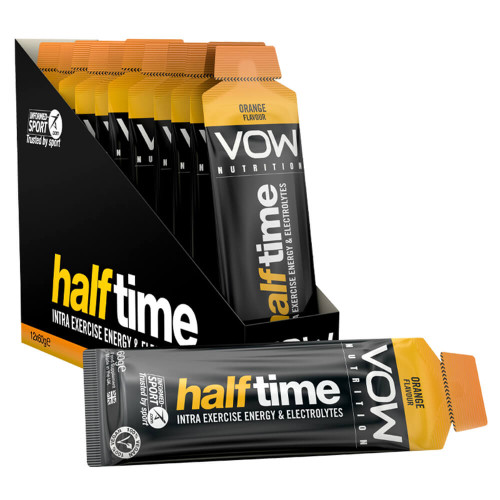 VOW NUTRITION HALF TIME X 12 SACHETS - INTRA EXERCISE ENERGY + HYDRATION