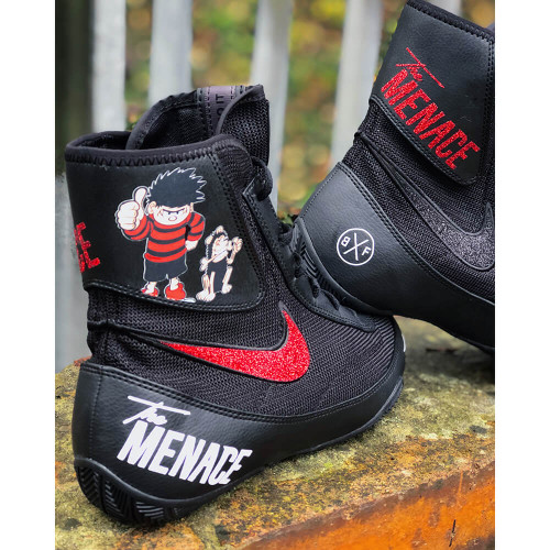 custom nike boxing boots