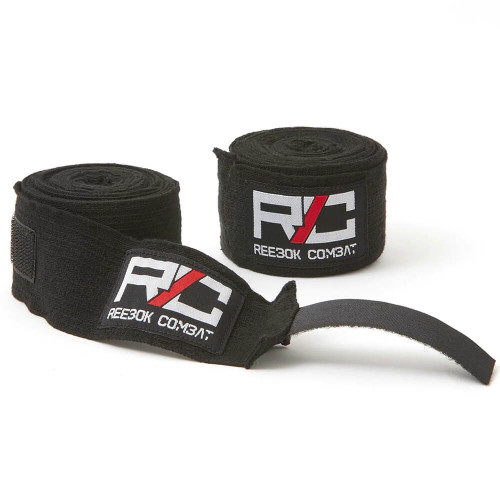 REEBOK COMBAT HAND WRAPS BLACK