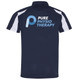 PURE PHYSIO THERAPY EMBROIDERED CONTRAST POLO SHIRT