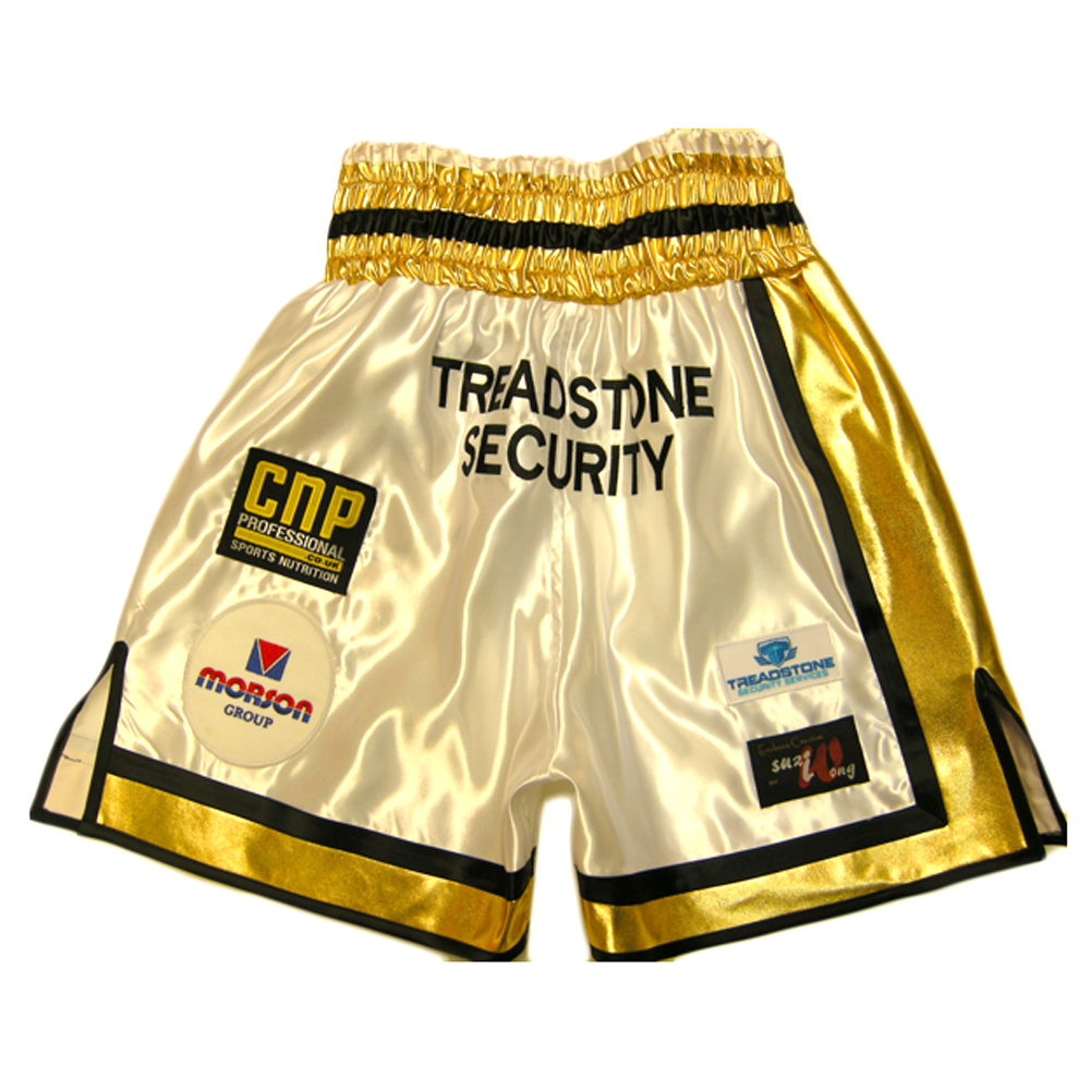 CUSTOM MADE DOLLAR WETLOOK BOXING SHORTS | Boxfit UK