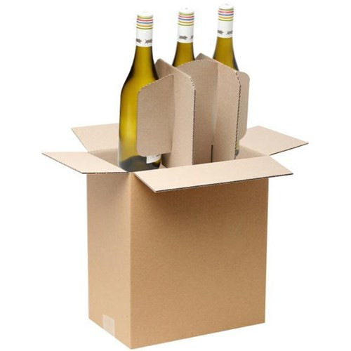 Carton 6 Wine Bottle 20B 270x180x335mm 840/Pl