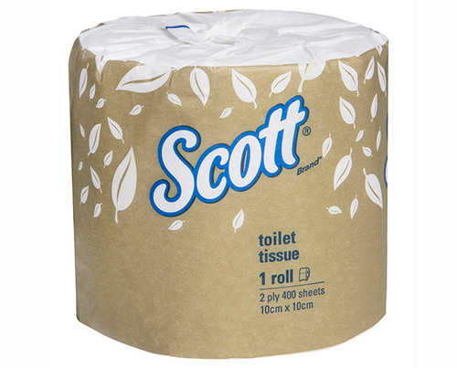 SCOTT® Toilet Tissue 2 Ply 400/Roll 48/Ctn