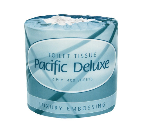 Pacific 2Ply Delux Toilet Tissue 280sh/Pk 48/Ctn