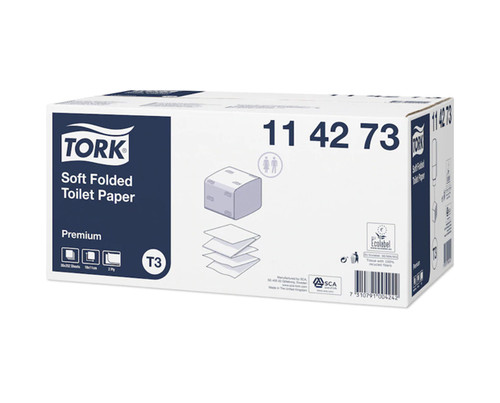 Tork T3 2ply Premium Folded Tissue 30/Ctn