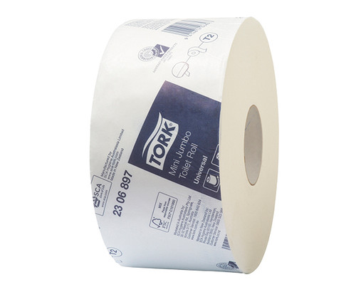 Tork T2 1Ply Universal Mini Jumbo Paper Tissue 12/Ctn