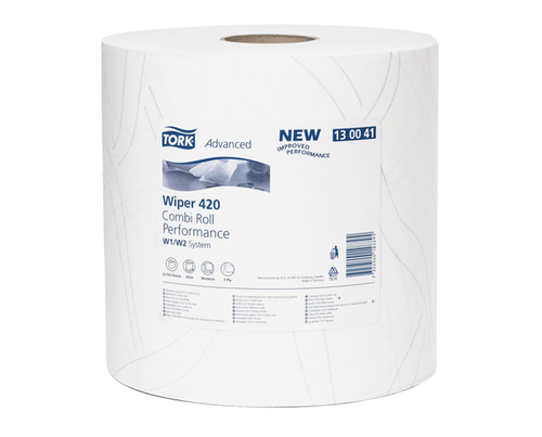 Tork 2PlyCombi wipin paper plus White 2/Ctn