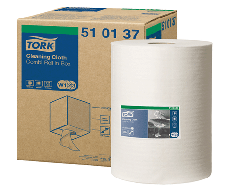 Tork 1Ply Premium Combi Wiper Tissue White 400sheets/Roll