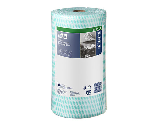 Tork 1Ply Specialist Cleaning Cloth Green 4/Ctn