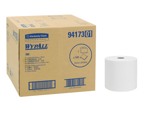Wypall® X80 Jumbo Roll Wipers HD 540/Roll  24ctn/Plt