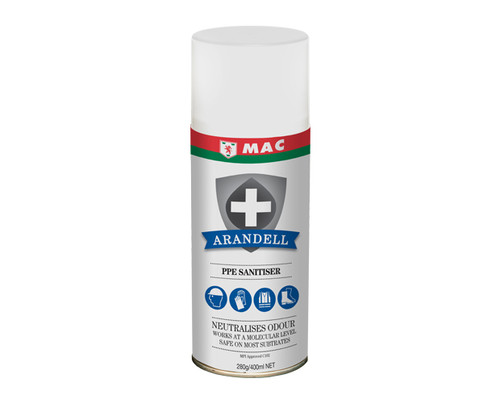 MAC Arandell PPE Sanitiser 400ml 12/Ctn